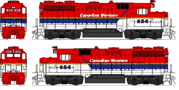 Canadian Western Rail design